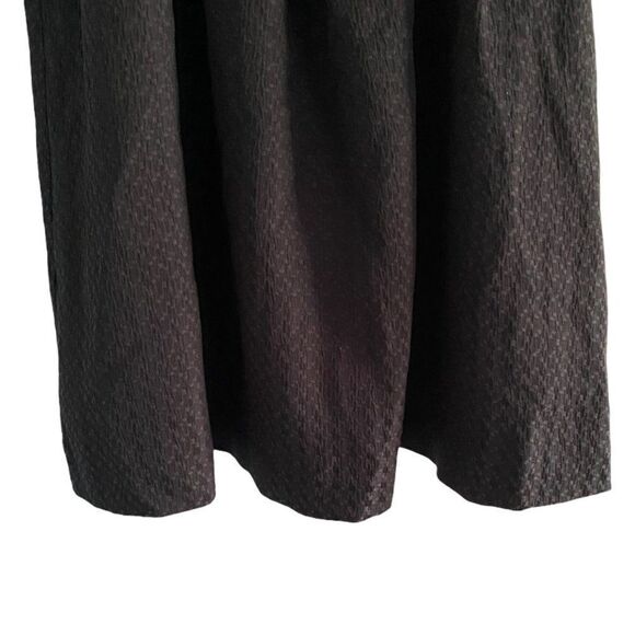 KENZIE A Line Sweetheart Neckline Black Textured Mini Dress with Straps US M - Picture 6 of 9